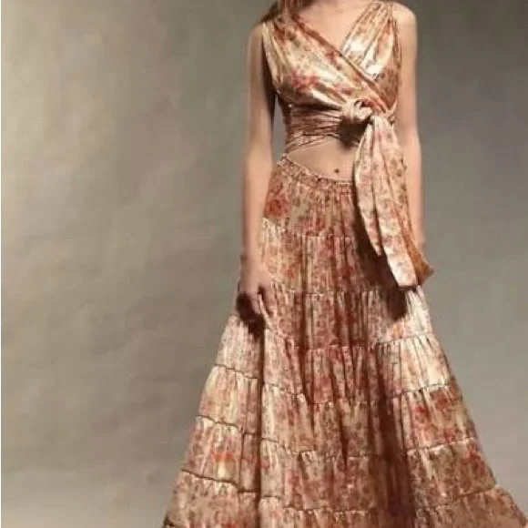 Free People Floral Wrap Dress - Picture 1 of 5